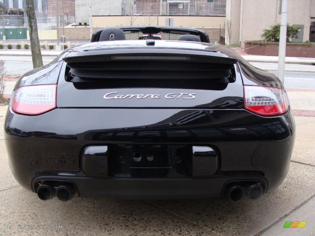Black 2011 Porsche 911 Carrera GTS Cabriolet Exterior Photo #46466349