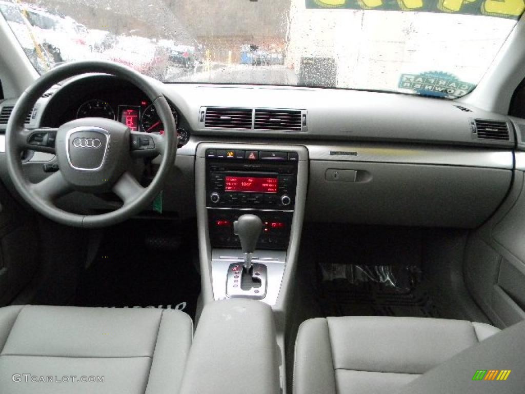 2008 A4 2.0T quattro S-Line Sedan - Quartz Grey Metallic / Light Gray photo #20