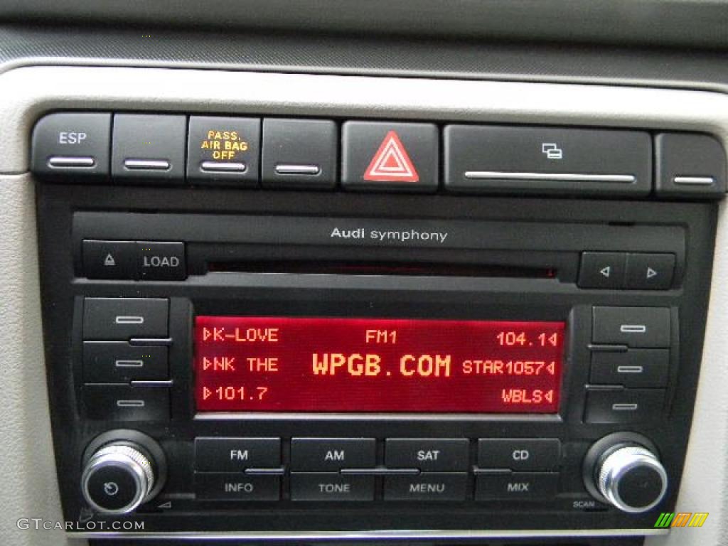 2008 A4 2.0T quattro S-Line Sedan - Quartz Grey Metallic / Light Gray photo #22