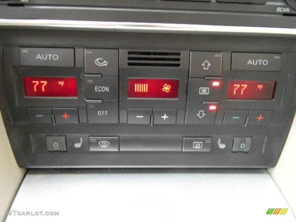 2008 A4 2.0T quattro S-Line Sedan - Quartz Grey Metallic / Light Gray photo #23