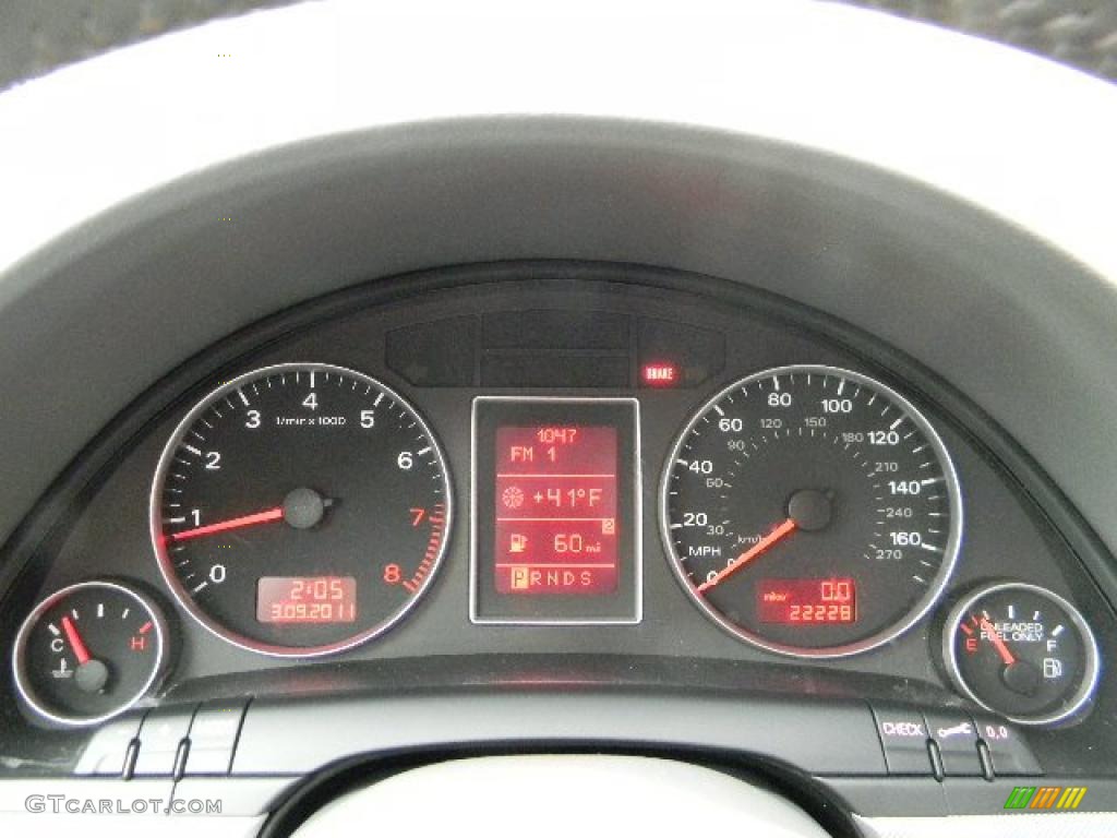2008 A4 2.0T quattro S-Line Sedan - Quartz Grey Metallic / Light Gray photo #28