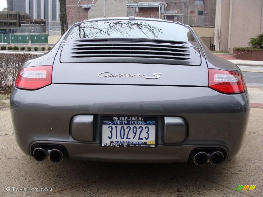 2011 911 Carrera S Coupe - Meteor Grey Metallic / Black photo #5