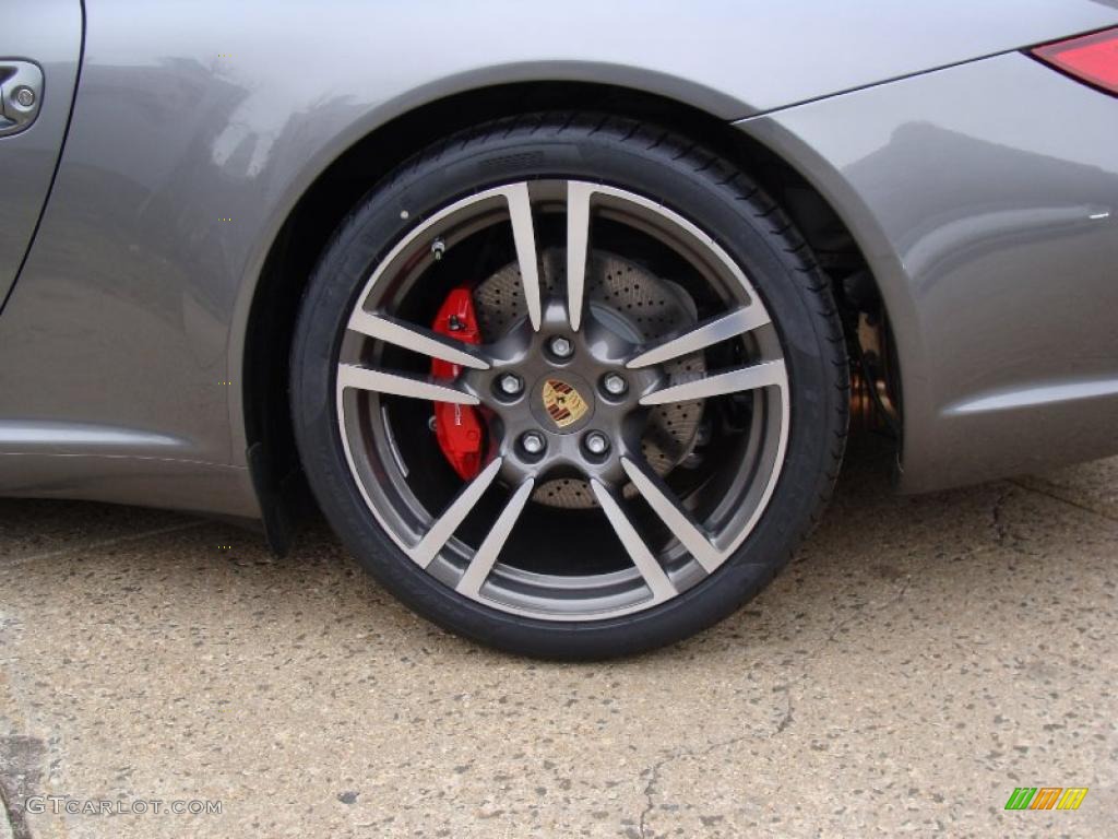 2011 911 Carrera S Coupe - Meteor Grey Metallic / Black photo #6