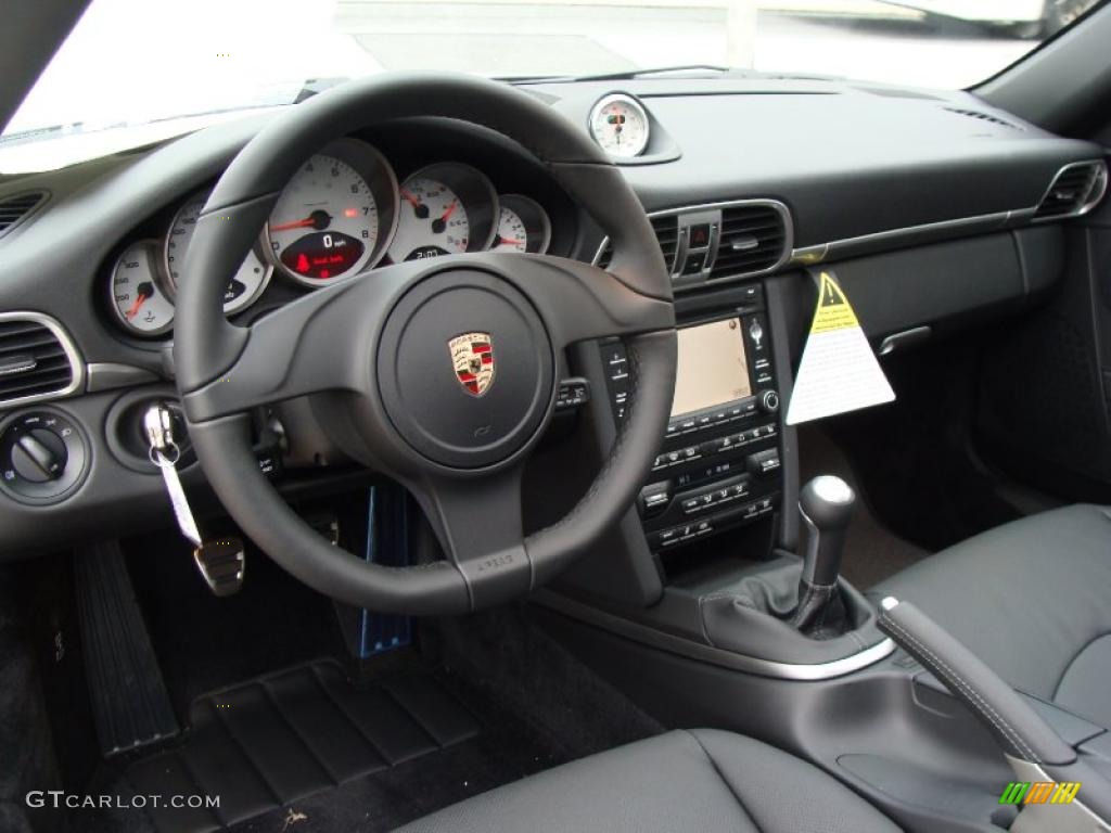 2011 911 Carrera S Coupe - Meteor Grey Metallic / Black photo #11