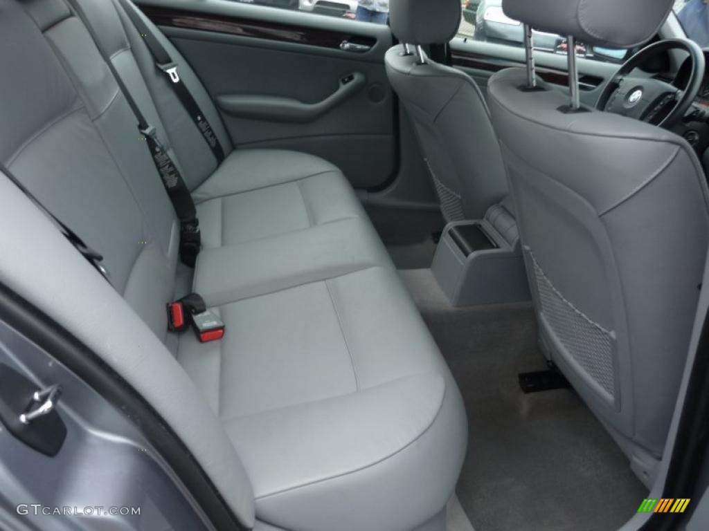 2004 3 Series 325xi Sedan - Titanium Silver Metallic / Grey photo #7