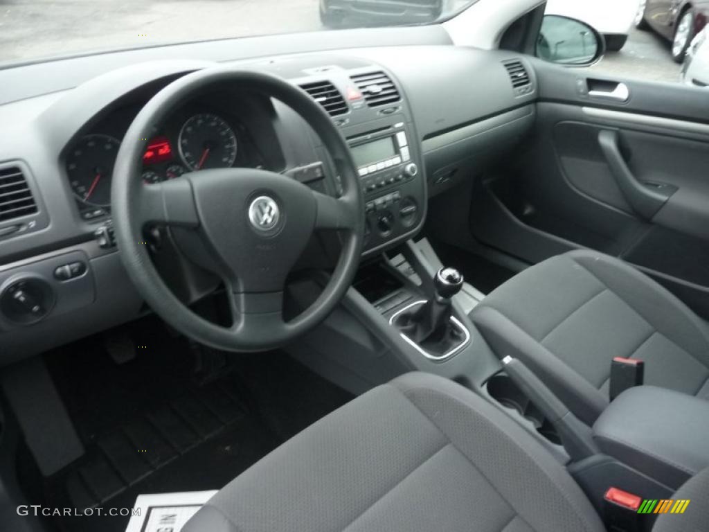 Anthracite Interior 2007 Volkswagen Rabbit 4 Door Photo #46467123