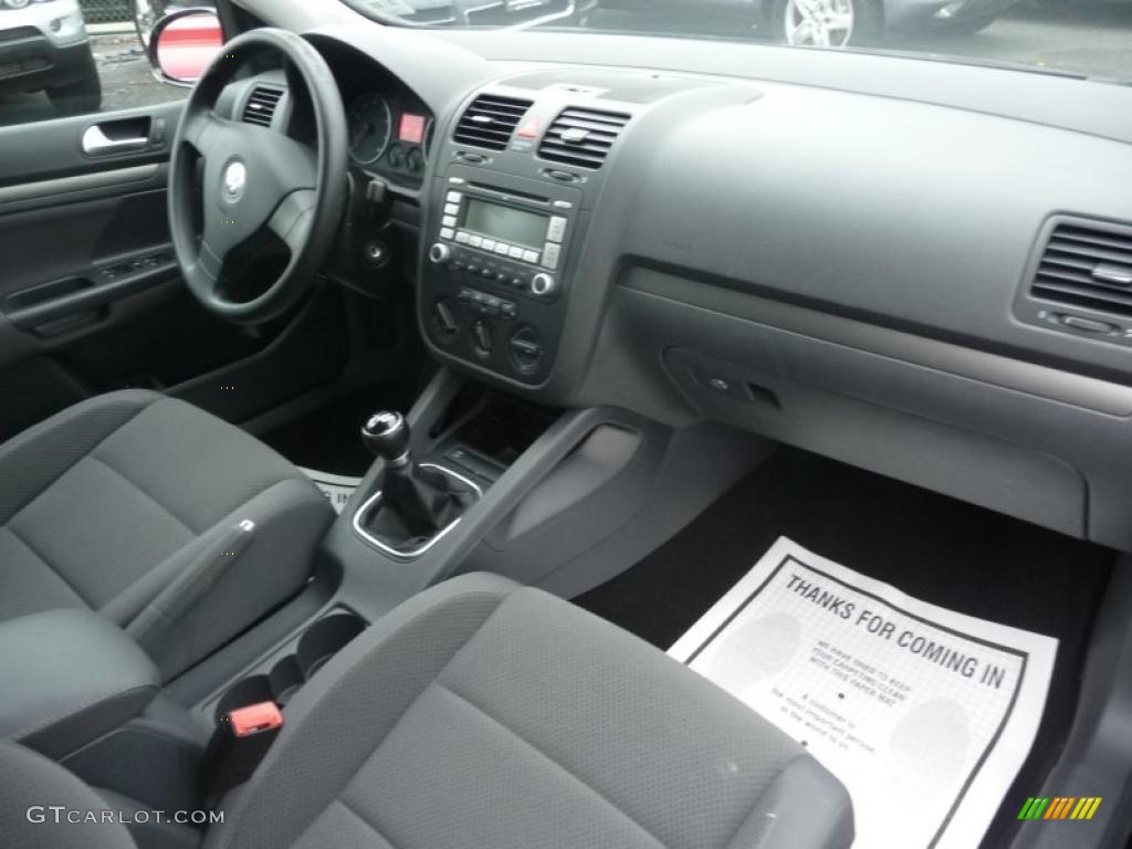 Anthracite Interior 2007 Volkswagen Rabbit 4 Door Photo #46467138