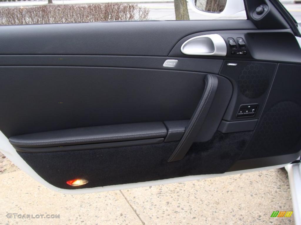 2011 Porsche 911 Carrera S Cabriolet Black Door Panel Photo #46467141