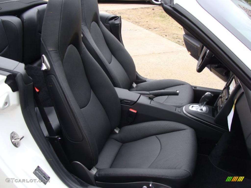 Black Interior 2011 Porsche 911 Carrera S Cabriolet Photo #46467171