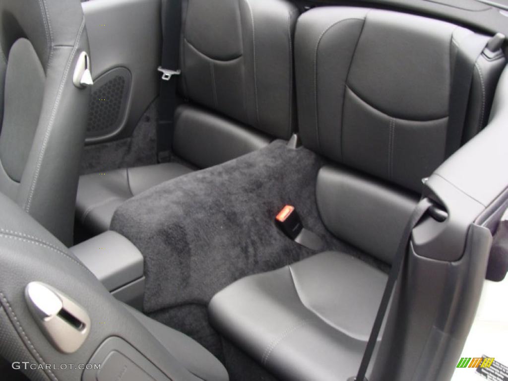 Black Interior 2011 Porsche 911 Carrera S Cabriolet Photo #46467186