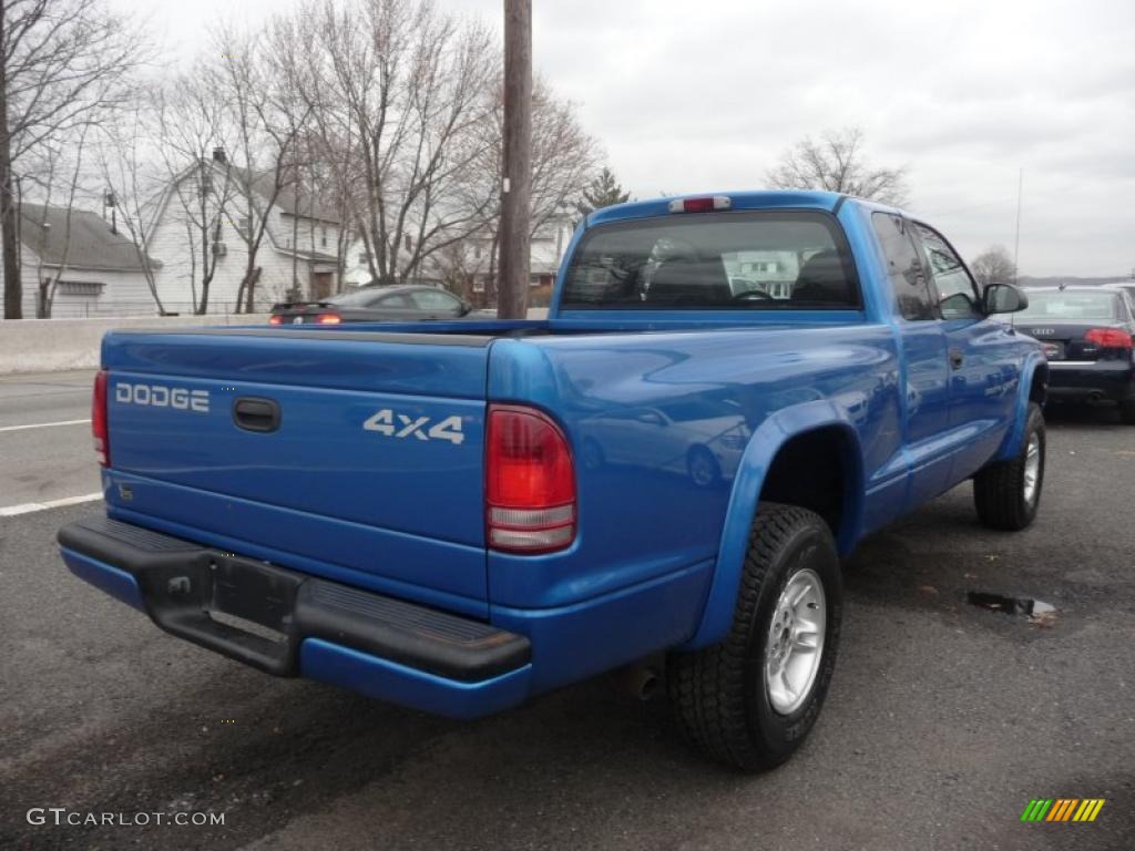 Intense Blue Pearl 1999 Dodge Dakota Sport Extended Cab 4x4 Exterior Photo #46467258