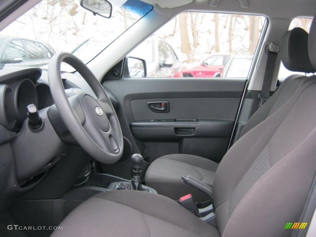 Black Cloth Interior 2010 Kia Soul 1.6 Photo #46467627