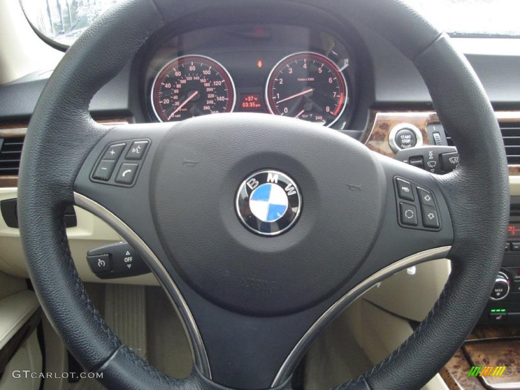 2008 3 Series 328xi Coupe - Alpine White / Cream Beige photo #16