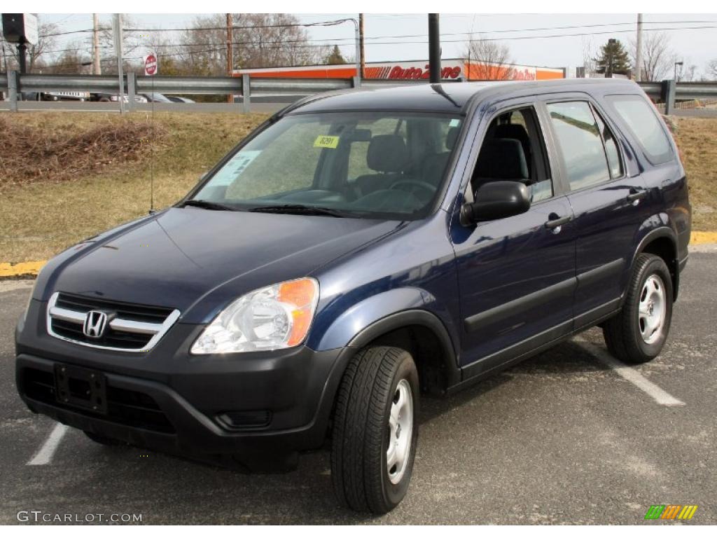 2004 CR-V LX 4WD - Eternal Blue Pearl / Black photo #1