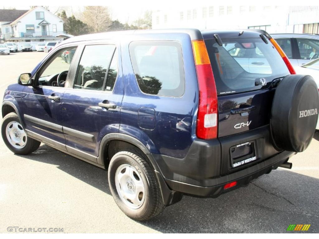 2004 CR-V LX 4WD - Eternal Blue Pearl / Black photo #3