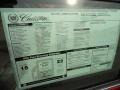 2011 Cadillac DTS Luxury Window Sticker