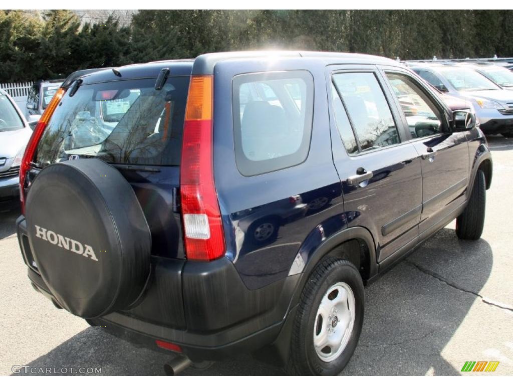 2004 CR-V LX 4WD - Eternal Blue Pearl / Black photo #7