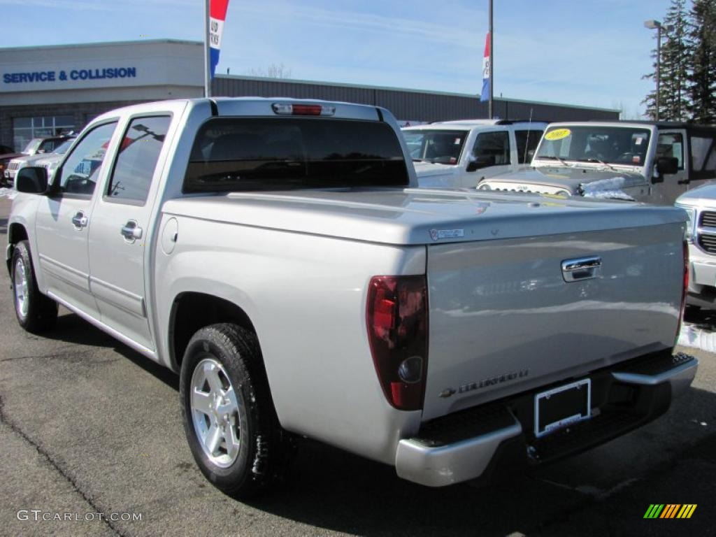 Sheer Silver Metallic 2010 Chevrolet Colorado LT Crew Cab Exterior Photo #46468104