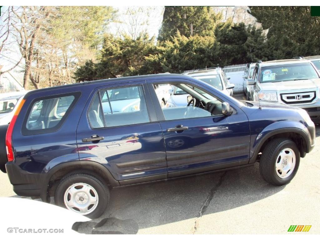 2004 CR-V LX 4WD - Eternal Blue Pearl / Black photo #10