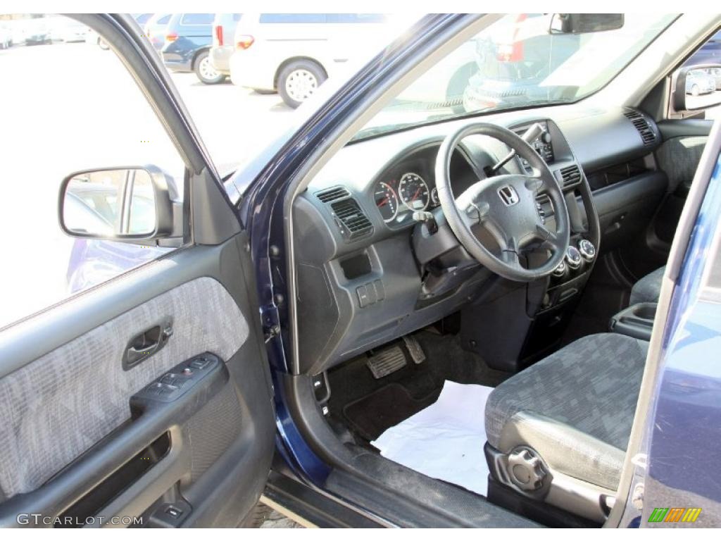 2004 CR-V LX 4WD - Eternal Blue Pearl / Black photo #12