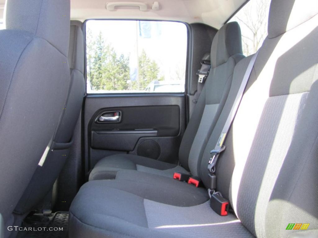 Ebony Interior 2010 Chevrolet Colorado LT Crew Cab Photo #46468188