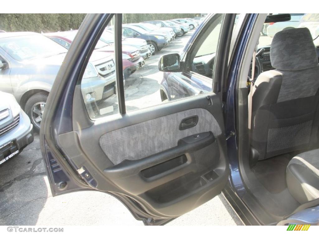 2004 CR-V LX 4WD - Eternal Blue Pearl / Black photo #15