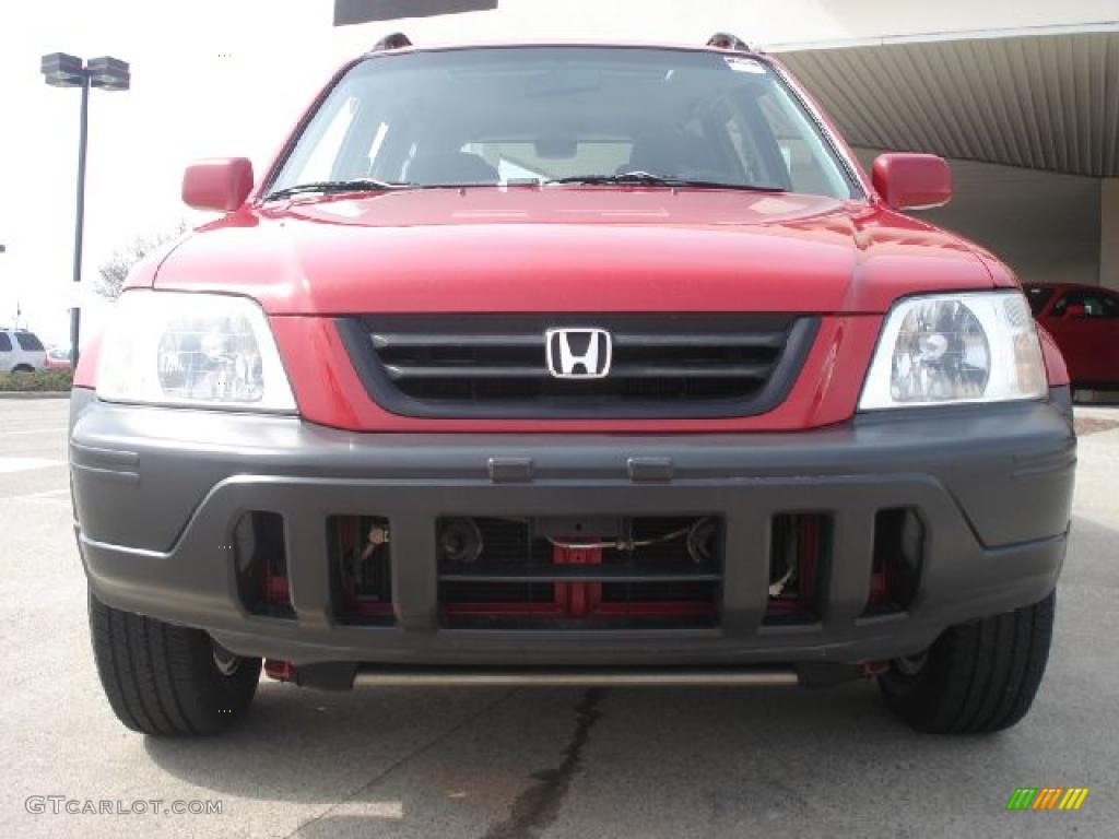 2001 CR-V EX 4WD - Milano Red / Dark Gray photo #8