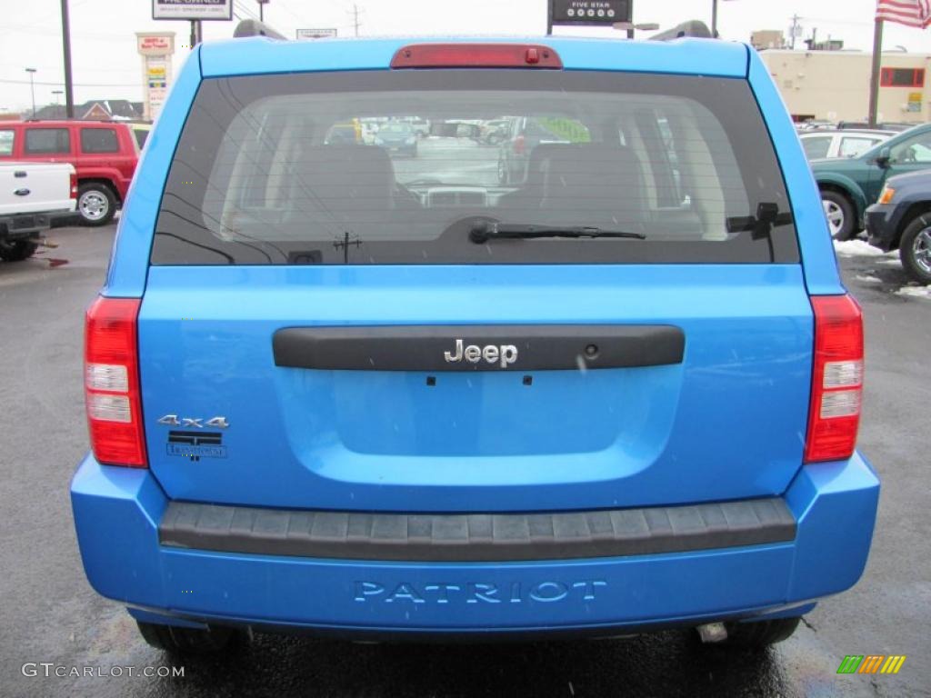 2008 Patriot Sport 4x4 - Surf Blue Pearl / Dark Slate Gray photo #9