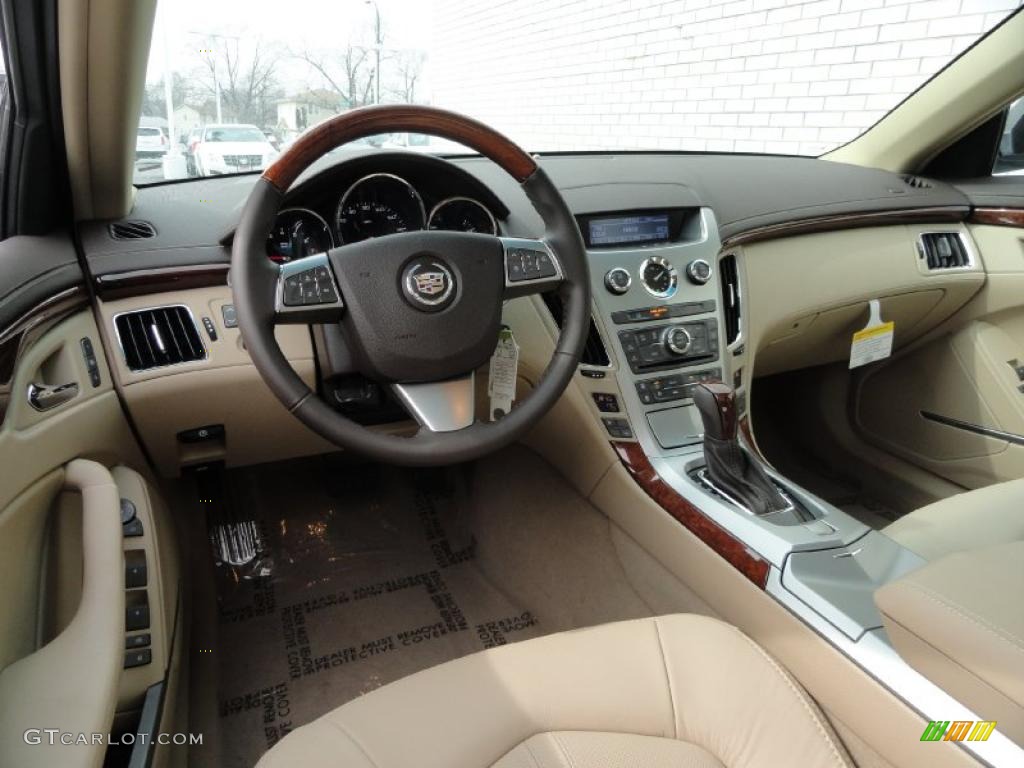 Cashmere/Cocoa Interior 2011 Cadillac CTS 3.0 Sedan Photo #46469553