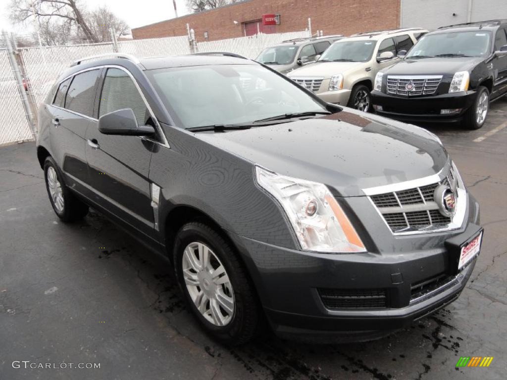 Gray Flannel Metallic 2011 Cadillac SRX FWD Exterior Photo #46469751