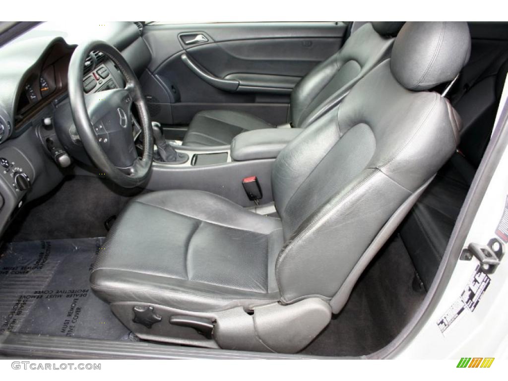 Charcoal Interior 2002 Mercedes-Benz C 230 Kompressor Coupe Photo #46469904