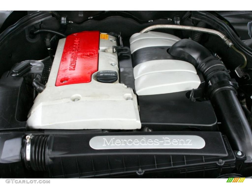 2002 Mercedes-Benz C 230 Kompressor Coupe 2.3 Liter Supercharged DOHC 16-Valve 4 Cylinder Engine Photo #46470522