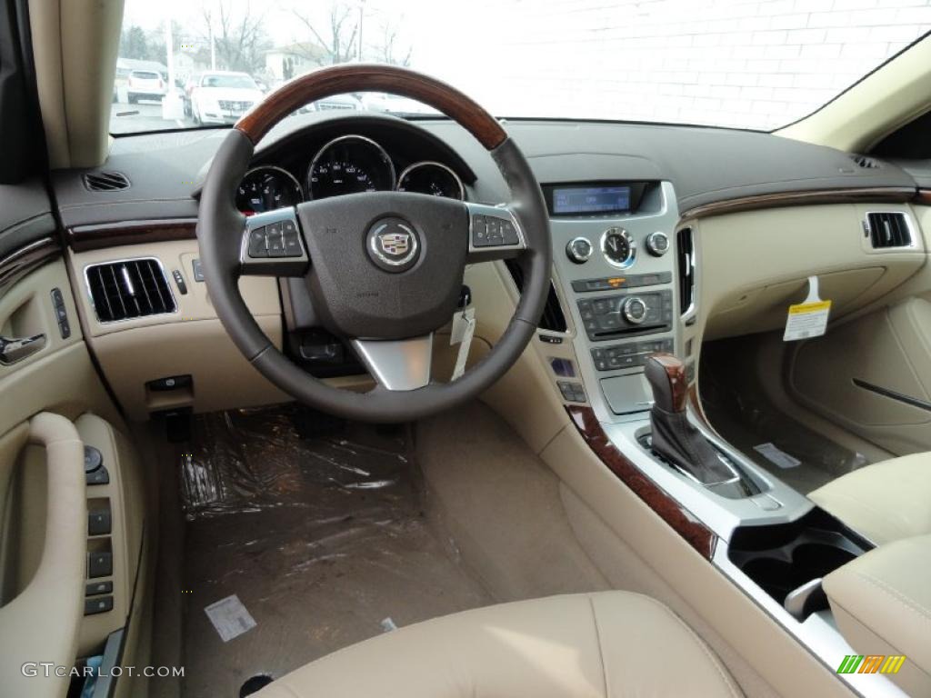 2011 Cadillac CTS 4 3.0 AWD Sedan Cashmere/Cocoa Dashboard Photo #46470549