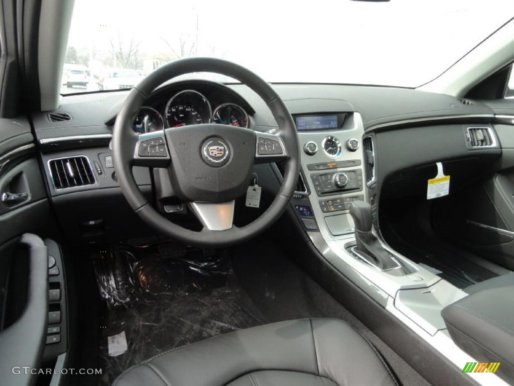 2011 Cadillac CTS 3.0 Sedan Ebony Dashboard Photo #46470873