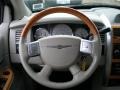 Light Graystone 2008 Chrysler Aspen Limited Steering Wheel