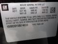 2011 Cadillac CTS 4 3.0 AWD Sedan Info Tag