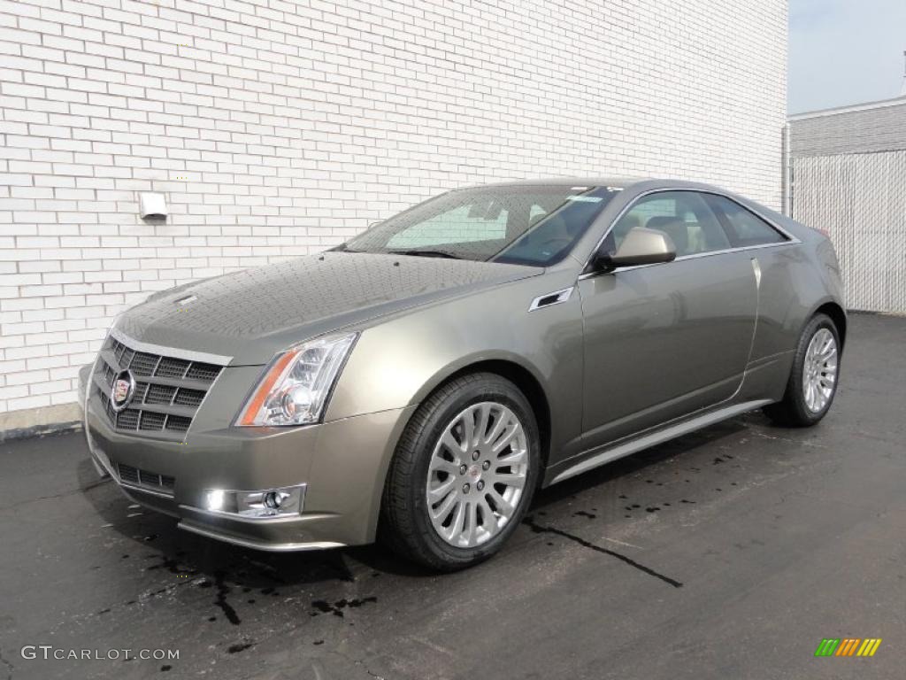 Tuscan Bronze ChromaFlair 2011 Cadillac CTS 4 AWD Coupe Exterior Photo #46471359