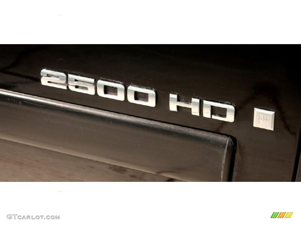 2008 Silverado 2500HD LT Extended Cab 4x4 - Black / Ebony Black photo #7