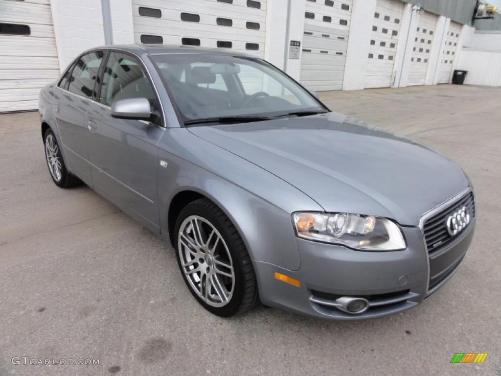 Quartz Gray Metallic 2006 Audi A4 2.0T quattro Sedan Exterior Photo #46472586