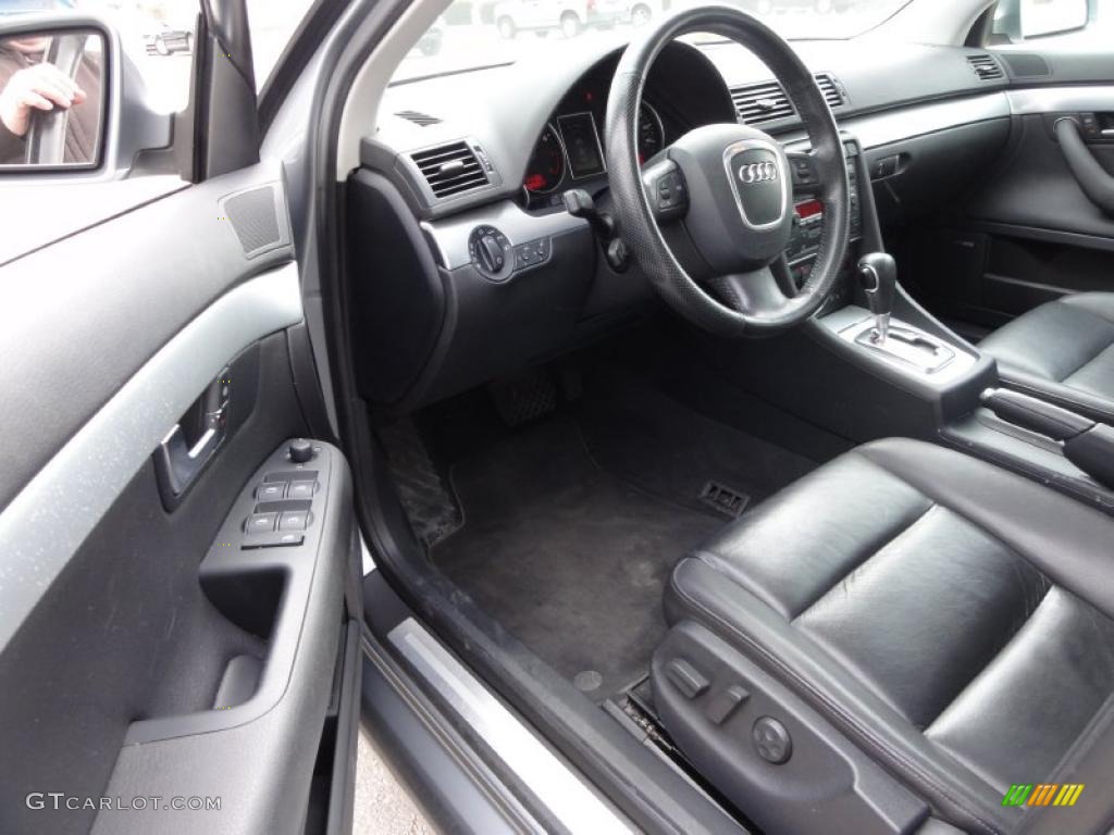 Ebony Interior 2006 Audi A4 2.0T quattro Sedan Photo #46472721