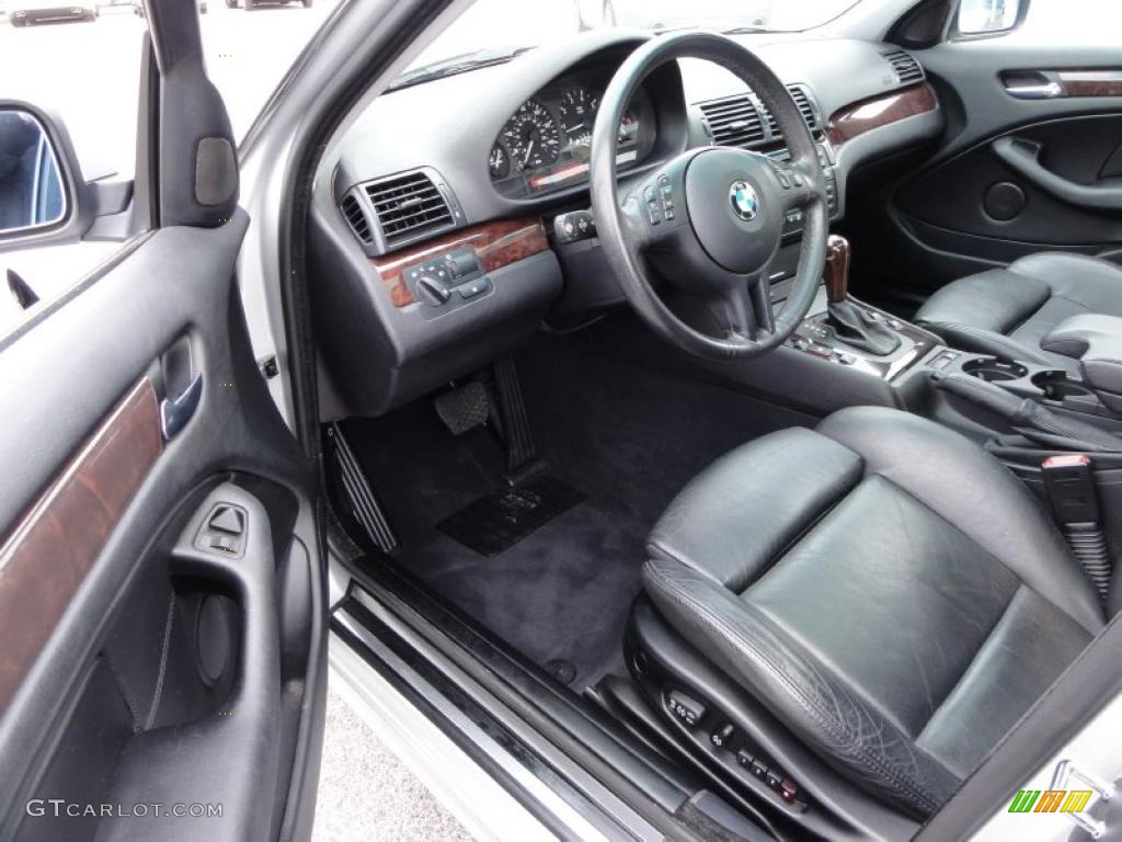 Black Interior 2003 BMW 3 Series 325xi Wagon Photo #46473489