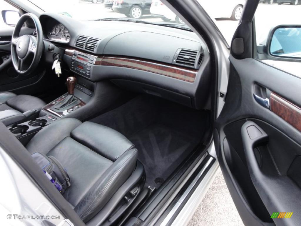 Black Interior 2003 BMW 3 Series 325xi Wagon Photo #46473561