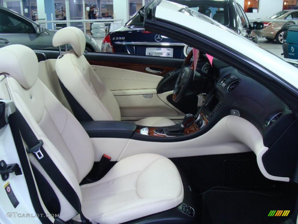 Stone Interior 2007 Mercedes-Benz SL 550 Roadster Photo #46473594