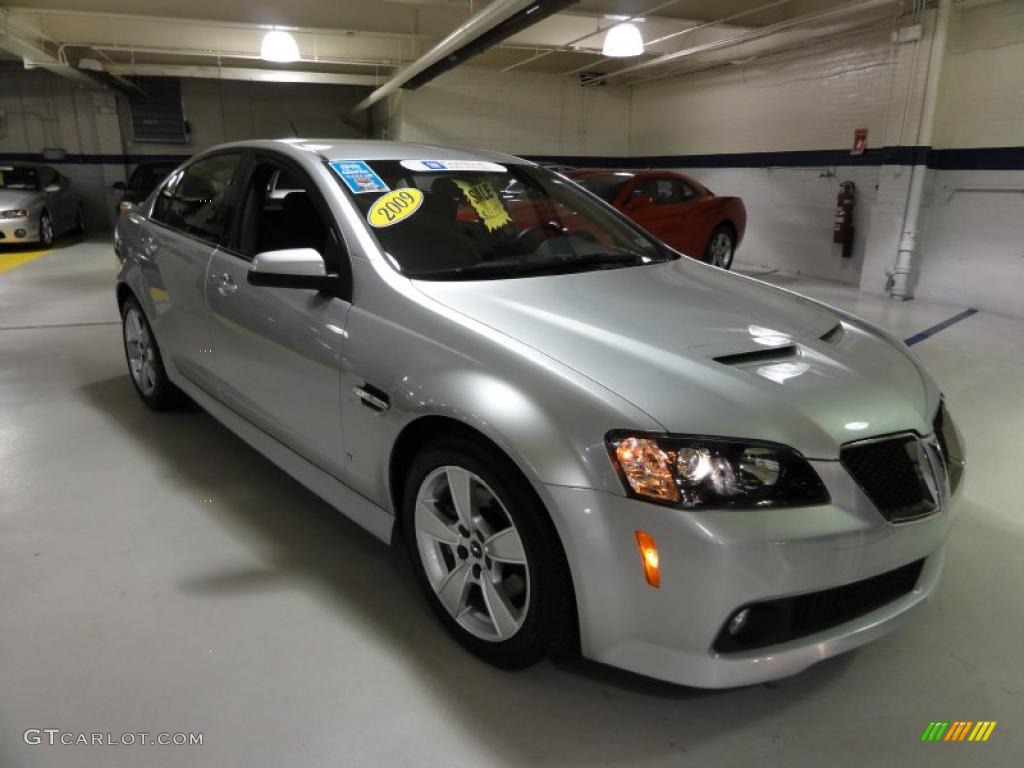 2009 G8 GT - Maverick Silver Metallic / Onyx photo #4