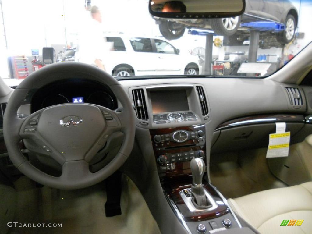 2011 Infiniti G 37 x AWD Sedan Wheat Dashboard Photo #46474020