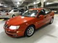 2003 Laser Red Saab 9-3 Linear Sport Sedan  photo #2