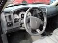 Medium Slate Gray 2007 Dodge Dakota SLT Club Cab 4x4 Steering Wheel