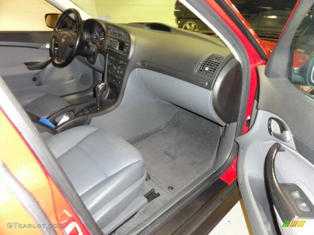Charcoal Grey Interior 2003 Saab 9-3 Linear Sport Sedan Photo #46474989
