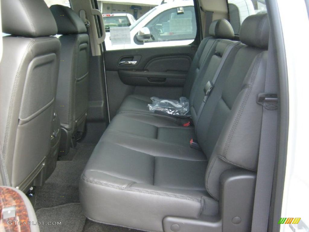 Ebony Interior 2011 GMC Sierra 1500 Denali Crew Cab 4x4 Photo #46475352