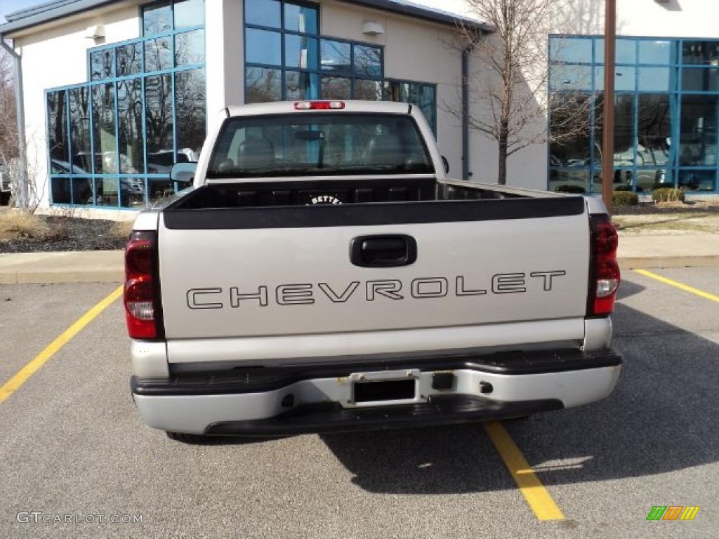 2005 Silverado 1500 Regular Cab - Silver Birch Metallic / Dark Charcoal photo #3